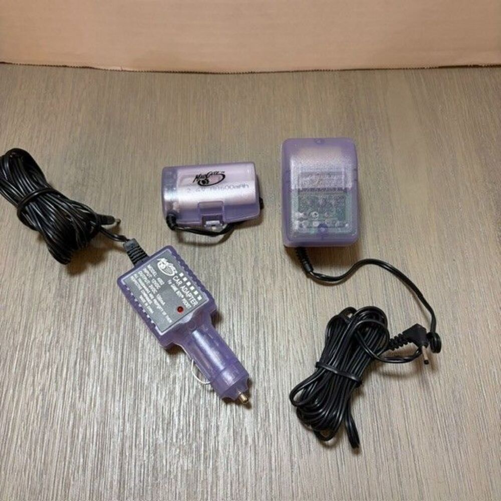 Mad Catz Gameboy Color Accs. A/C Adapter Rechargeable Batteries & Car Charger